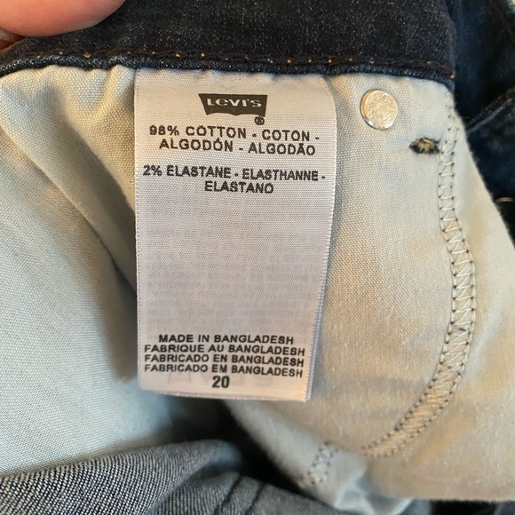 Women's Blue Denim Shorts - Picture 4 of 4